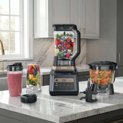 Alternative view of Shark-Ninja Professional Plus Premier Blender and Food Processor with Auto-IQ in Graphite