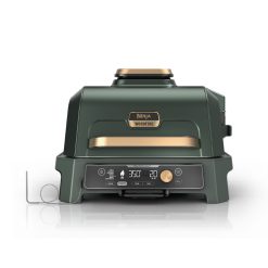 Shark-Ninja Woodfire Premium XL BBQ Grill in Green and Gold