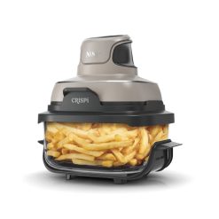 Alternative view of Shark-Ninja Crispi 4-in-1 Glass Air Fryer in Stone