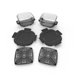 Shark-Ninja 2 Pack, Shark-Ninja 6-Cup CleanCrisp Glass Containers