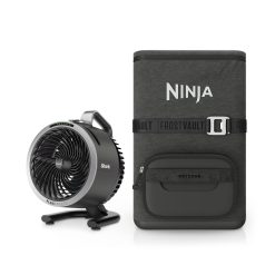 Shark-Ninja Portable Misting Fan & Shark-Ninja 36 Can Backpack Cooler Bundle