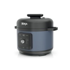 Alternative view of Shark-Ninja HyperHeat 9-in-1 Electric Pressure Cooker, 6.5 Qt Multi-Cooker with SimpliServe Pot, 1200W, Blue Macaron