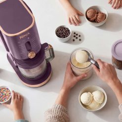 Alternative view of Shark-Ninja CREAMi Deluxe 11-in-1 Ice Cream Maker in Navy