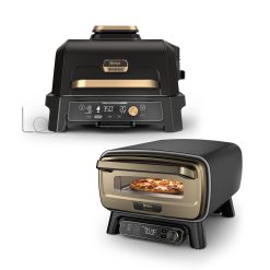 Shark-Ninja Woodfire Pro Connect XL Grill & Artisan Pizza Oven Bundle