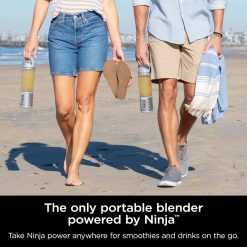 Alternative view of Shark-Ninja Blast Portable Blender in White