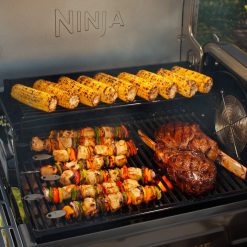 Alternative view of Shark-Ninja FlexFlame Grill and Smoker with ProConnect