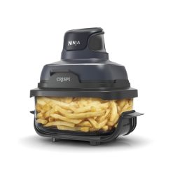 Alternative view of Shark-Ninja Crispi 4-in-1 Glass Air Fryer in Cyberspace