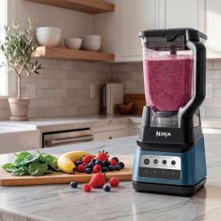 Alternative view of Shark-Ninja Professional Plus Blender Premier Series with Auto-iQ in Blue Macaroon