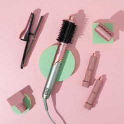 Alternative view of Shark-Ninja Glam 5-in-1 Air Styler & Straightener in Strawberry Matcha