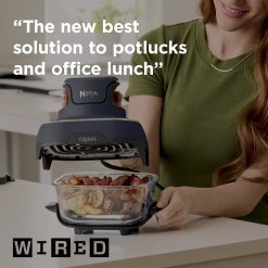 Alternative view of Shark-Ninja Crispi Glass Air Fryer with 5 Containers