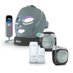 Shark-Ninja CryoGlow, FacialPro Glow & Depuffi Stand Bundle