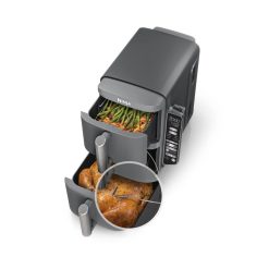 Shark-Ninja DoubleStack Double Basket Air Fryer and Thermometer