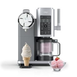 Shark-Ninja CREAMi Scoop & Swirl Soft Serve Ice Cream Machine