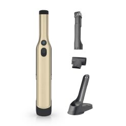 Alternative view of Shark-Ninja WandVac Cordless Handheld Vacuum in French Gold