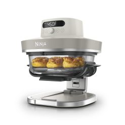Alternative view of Shark-Ninja Build Your Own Crispi Pro Glass Air Fryer in Bone