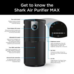 Alternative view of Shark-Ninja HEPA Air Purifier Max