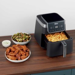Alternative view of Shark-Ninja 6.5-QT Air Fryer Pro in Stone Gold