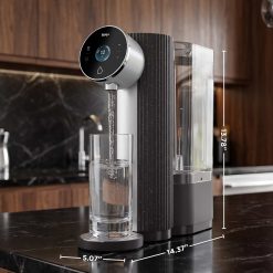 Alternative view of Shark-Ninja HydraSense Countertop Water Filtration System in Blue