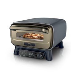 Shark-Ninja Artisan 5-in-1 Portable Pizza Oven in Blue and Gold
