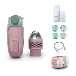 Alternative view of Shark-Ninja FacialPro Glow & Depuffi At-Home Hydrating Facial System in Strawberry Matcha